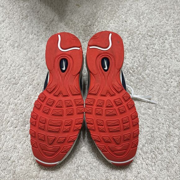 Nike Men AIR MAX 97  DJ5171-600 Athletic Sneakers  RED WHITE Shoes Size 10 - Picture 4 of 8
